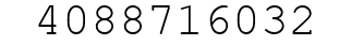 Number 4088716032.