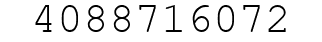 Number 4088716072.