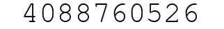 Number 4088760526.