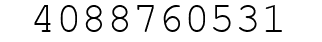 Number 4088760531.