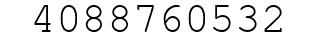 Number 4088760532.
