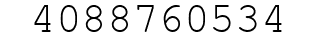 Number 4088760534.