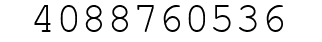 Number 4088760536.