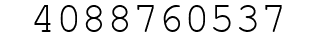 Number 4088760537.