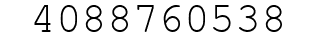 Number 4088760538.