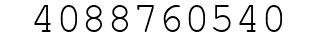 Number 4088760540.