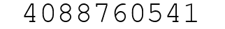 Number 4088760541.