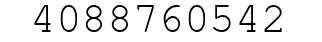 Number 4088760542.