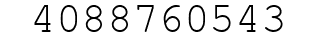 Number 4088760543.