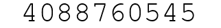 Number 4088760545.