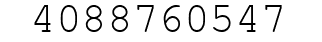 Number 4088760547.