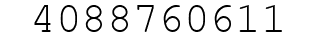 Number 4088760611.