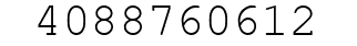 Number 4088760612.