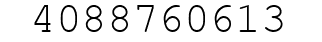 Number 4088760613.