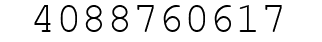 Number 4088760617.