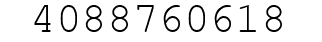 Number 4088760618.