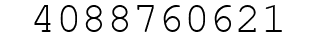 Number 4088760621.