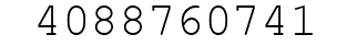 Number 4088760741.