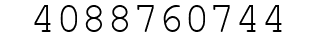 Number 4088760744.