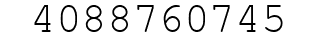 Number 4088760745.