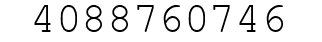 Number 4088760746.