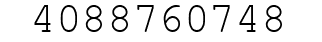 Number 4088760748.