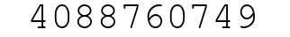 Number 4088760749.