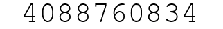 Number 4088760834.