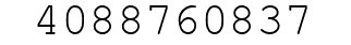 Number 4088760837.