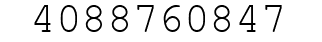 Number 4088760847.