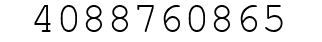 Number 4088760865.