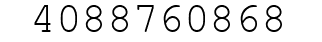 Number 4088760868.