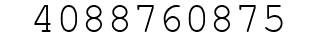 Number 4088760875.