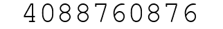 Number 4088760876.