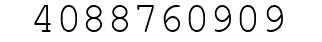 Number 4088760909.