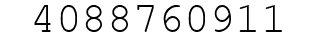 Number 4088760911.