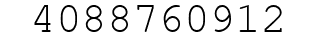 Number 4088760912.