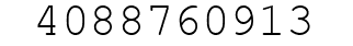 Number 4088760913.