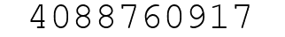 Number 4088760917.