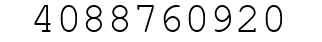 Number 4088760920.