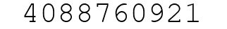 Number 4088760921.