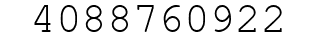 Number 4088760922.