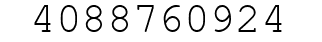 Number 4088760924.