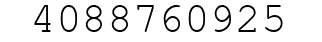 Number 4088760925.