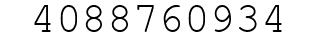 Number 4088760934.