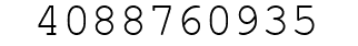 Number 4088760935.