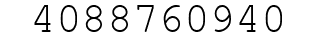 Number 4088760940.