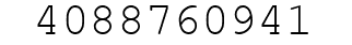 Number 4088760941.