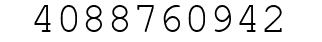 Number 4088760942.