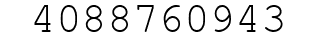 Number 4088760943.